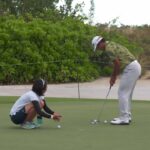 Hideki Matsuyama pre-round warm-up routine