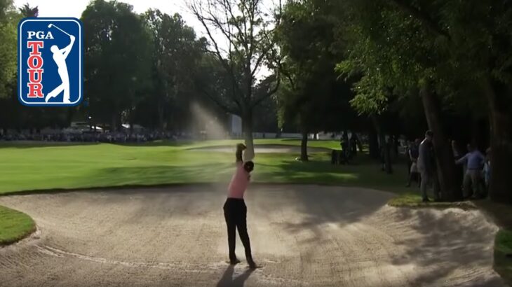 That unbelievable Tiger Woods fairway bunker shot | WGC Mexico 2019