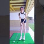 【中華美女】ゴルフセクシー美女 美脚 #shorts #short #shortvideo #firstshortvideo #youtubeshort