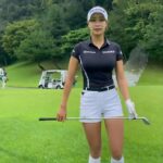 巨乳ゴルファー　ユ・ヒョンジュ　生唾ごっくんボディ