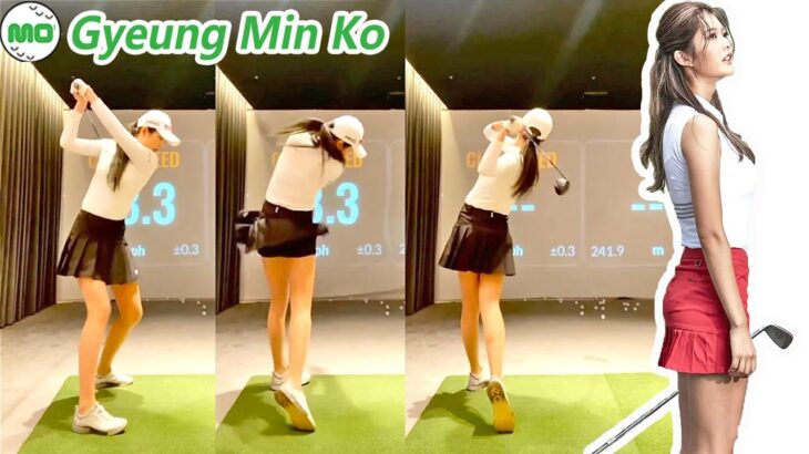 Gyeung Min Ko コ・ギョンミン 韓国の女子ゴルフ スローモーションスイング!!!