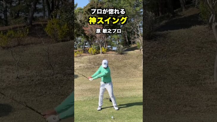 プロが惚れる神スイング！現役ツアープロの美スイング！ #shorts
