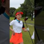 美女ゴルファーのクラブ紹介のはずが…🤣 #shorts #golf