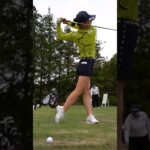 JLPGA鶴岡果恋選手ドライバー練習スイング⛳️