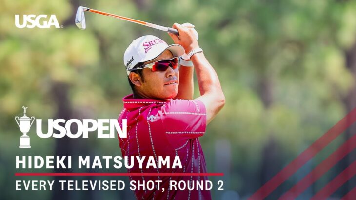 2024 U.S. Open Highlights: Hideki Matsuyama, Round 2 | Every Televised Shot