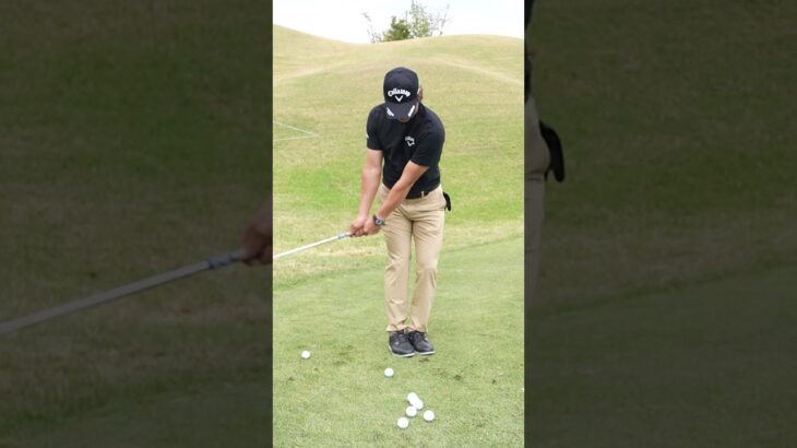 【超プロ級】アプローチはフェースの線を意識して打て！#石川遼 #golf #ゴルフレッスン