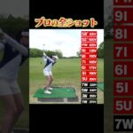 【三浦桃香プロ】番手別の飛距離全部見せます！！ #shorts #golf #golfswing #proplayer #golfer
