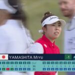 【ゴルフ女子】初めての五輪の山下美夢有が1アンダーで好位置につけ初日を終える！｜パリオリンピック 女子ゴルフ第1ラウンド