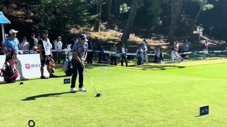 ACNチャンピオンシップゴルフ 原敏之プロ   3rd Round 10番 417y  PAR4  Teeショット