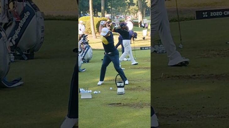 Hideki Matsuyama check his  own swing 松山 英樹 #golfswing  #golf