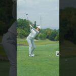 【神谷そら】プロアマ大会でのティーショットをスローで | ブリヂストンレディスオープン