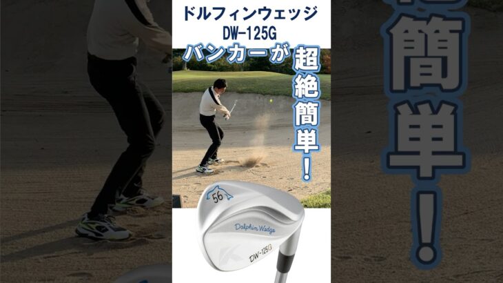 #バンカーショット が楽になる！ドルフィンウェッジDW-125G