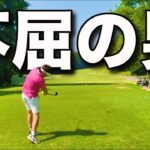 猛暑の中、集中力がキレかけても崩れない男。