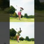 【佐久間朱莉 菅沼菜々】スイング比較 | アース・モンダミンカップ