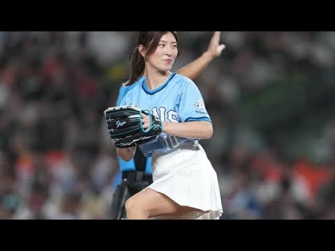 「ミニスカ美人ゴルファー植手桃子、ベルーナＤで衝撃始球式！“30点”評価も笑顔＆リベンジ宣言」