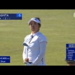 【AIG女子25】山下美夢有、4連続バーディからのイーグルを奪うなど4アンダー3位発進