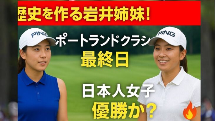「岩井姉妹が世界を熱狂させた！ポートランドクラシック最終日で歴史的ワンツーフィニッシュなるか!?【ゴルフ速報】」