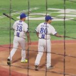 松山英樹　始球式　ナイスピッチング横浜スタジアム　#hidekimatsuyama #baystars
