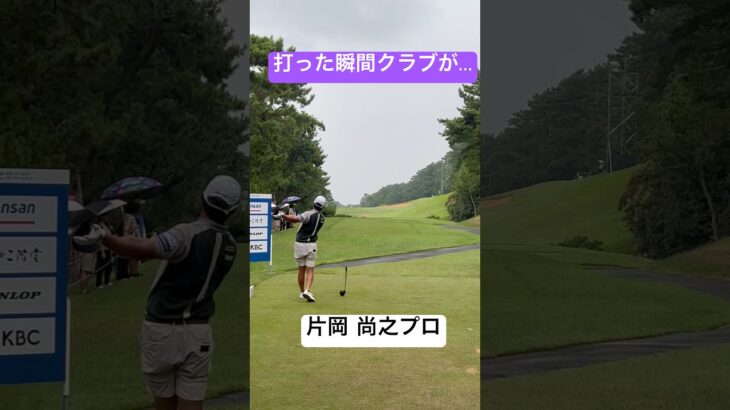 打った瞬間クラブが… 片岡尚之プロ#shorts #shortvideo #short #shortsvideo #golf