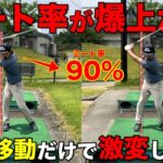 ゴルフのスイングで目指して欲しいバックスイングの体重移動がコレ！
