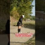 【年間女王にハプニング💦🙅‍♀️】佐久間 朱莉 選手のバンカー練習をこっそり覗いていたら…👀|JLPGAツアーチャンピオンシップリコーカップ