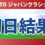TOTO ジャパンクラシック 初日 1R 結果