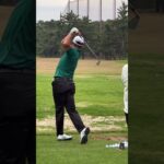 dunlop phoenix   練習場で見せる松山英樹選手のスイングはまさに芸術