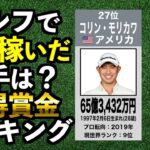 【松山英樹】ゴルフ生涯獲得賞金 世界ランキング
