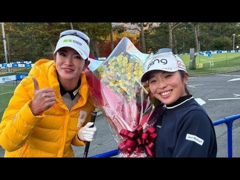 😱🏆「尾崎将司の言葉に佐久間朱莉が号泣…😭　原英莉花のハグ祝福が尊すぎる🔥✨」