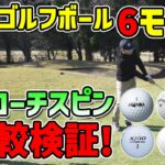 アプローチで差が出る！人気ゴルフボール6モデル検証