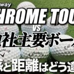 「速報」キャロウェイ新作CHROME シリーズボールご紹介。あのタイトリストPRO　V1を超えるのか⁈