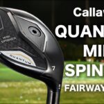 キャロウェイゴルフ『 QUANTUM MINI SPINNER 』フェアウェイウッド　トラックマン試打