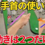 左手首の動きはシンプルに分解するとこうなります