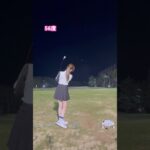 Golf practice⛳️ #ゴルフ #スイングトップ #golf #ゴルフウェア #ゴルフ女子 #ゴルフスイング