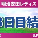 明治安田レディスゴルフトーナメント 3日目 3R 結果 速報 上位選手は誰か？