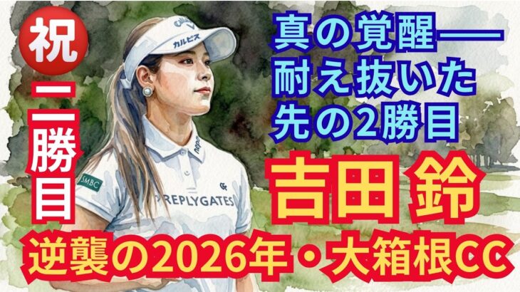 ㊗️ 2勝目！【吉田 鈴】逆襲の2026年・今季2勝目！ #吉田鈴 #吉田優利 #CATLadies #メルセデスランキング #大箱根カントリークラブ