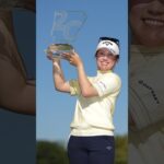 3日間首位を守り抜き見事ツアー初優勝を飾った西村優菜プロ