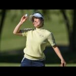 西村優菜、米ツアー初優勝！渋野日向子のペットボトルシャワー祝福に涙