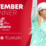 9月のベストプレーは桑木志帆の “思わず息を吞む、勝負を決めた一打” に決定！【PLAY OF THE MONTH 2026】