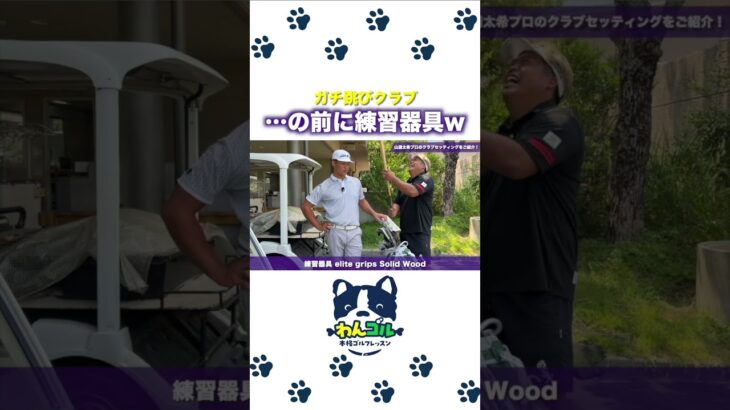 【参考厳禁】とんでもなく飛ばす男子プロのクラブを見せてもらったらほぼ危険物でしたw